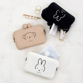 米菲 Miffy P+g design 名片盒 矽膠袋 白色